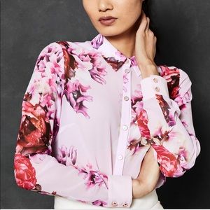 Ted Baker Splendor Print Blouse TB size 2